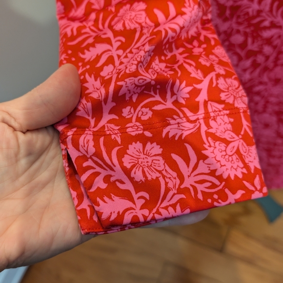 Vineyard Vines Size M Sankaty Margo Red & Pink Printed Dress - Picture 5 of 6